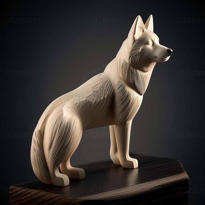 3D модель Гренландська собака (STL)